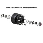 Lippert K-353323 16K HUB-DRUM COMPLETE (hub/drum, bearings,seal, cap, lug nuts)